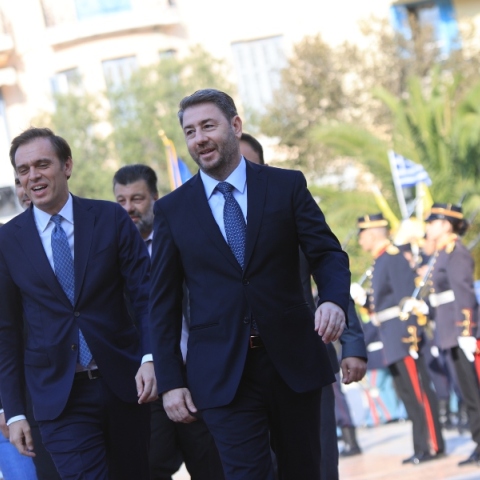 Ο πρόεδρος του ΠΑΣΟΚ - Κινήματος Αλλαγής Νίκος Ανδρουλάκης