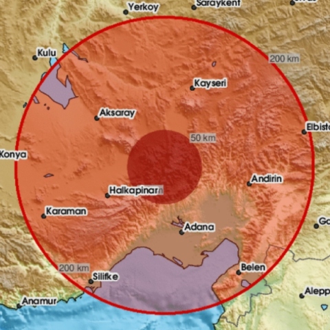 Σεισμός στην κεντρική Τουρκία - Στα Άδανα το επίκεντρο