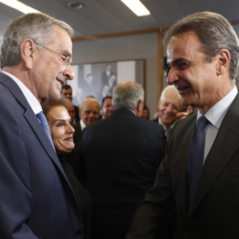 Μητσοτάκης και Σαμαράς