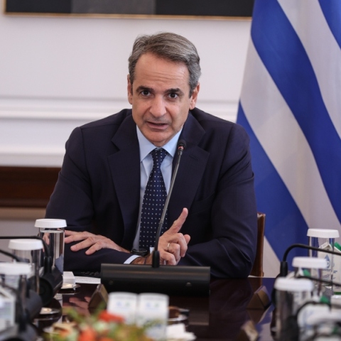 Ο Κυριάκος Μητσοτάκης 