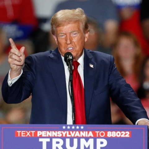 Ο υποψήφιος των Ρεπουμπλικάνων Ντόναλντ Τραμπ