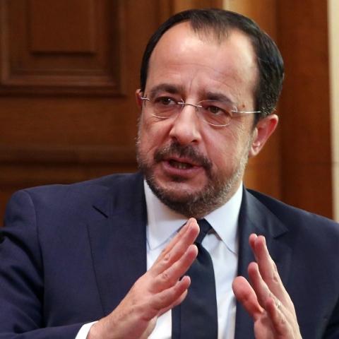 Ο Πρόεδρος της Κύπρου Νίκος Χριστοδουλίδης