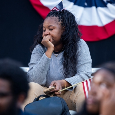 οπαδος της Κάμαλα Χάρις