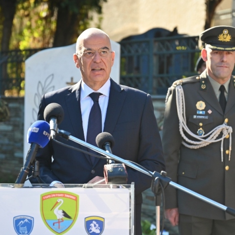 Ο υπουργός Εθνικής Άμυνας, Νίκος Δένδιας