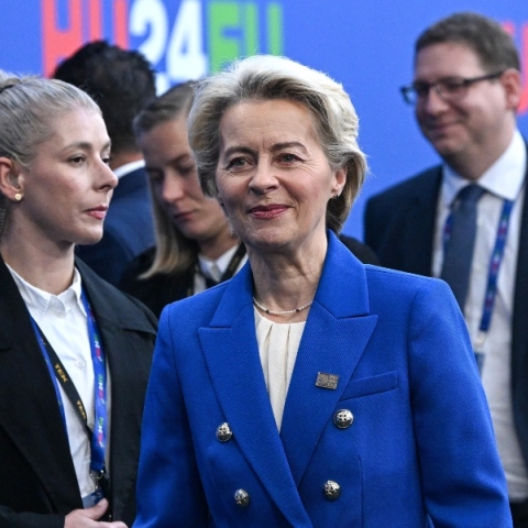 Η πρόεδρος της Κομισιόν, Ούρσουλα φον ντερ Λάιεν 