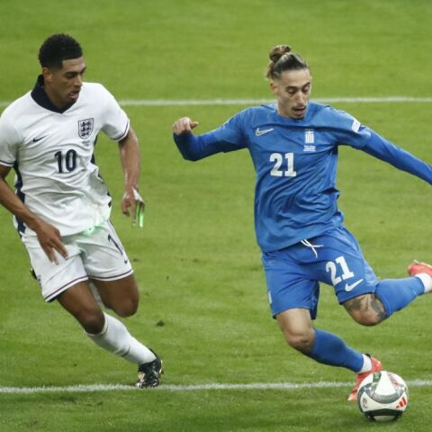 NATIONS LEAGUE 2024-2025 / ΕΛΛΑΔΑ - ΑΓΓΛΙΑ (ΜΑΡΚΟΣ ΧΟΥΖΟΥΡΗΣ / EUROKINISSI)