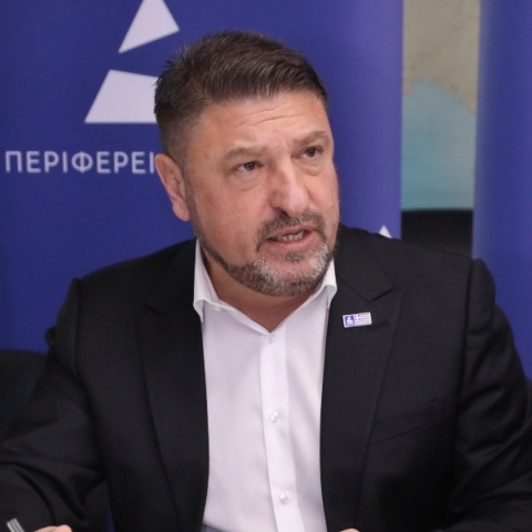 Ο περιφερειάρχης Αττικής Νίκος Χαρδαλιάς