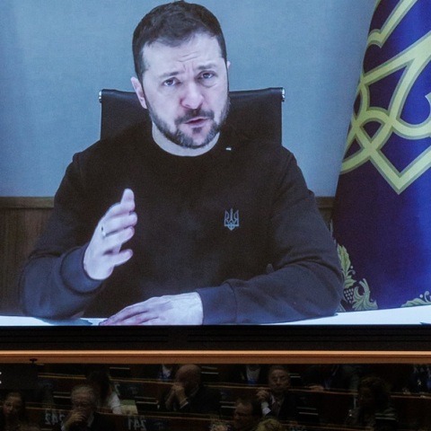 Ζελένσκι: Η Ρωσία είναι η μόνη που αντιτίθεται στην ειρήνη