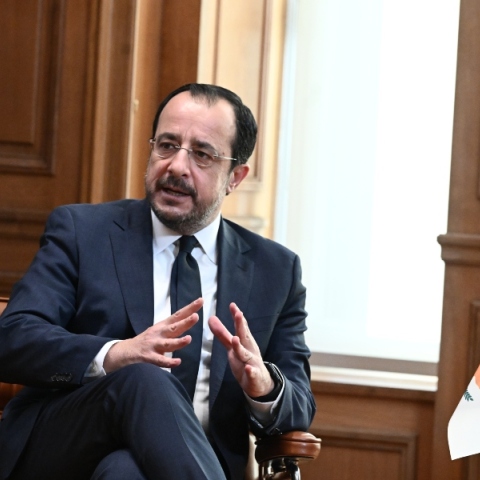  ο πρόεδρος της Κυπριακής Δημοκρατίας Νίκος Χριστοδουλίδης