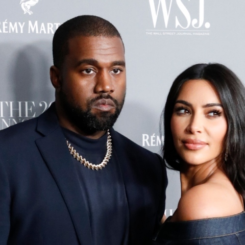 Ο Κάνιε Γουέστ με την πρώην σύζυγό του, Κιμ Καρντάσιαν