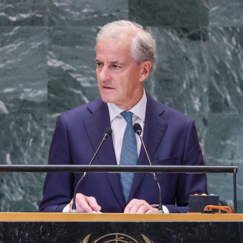 Ο πρωθυπουργός της Νορβηγίας, Γιόνας Γκαρ Στέρε 