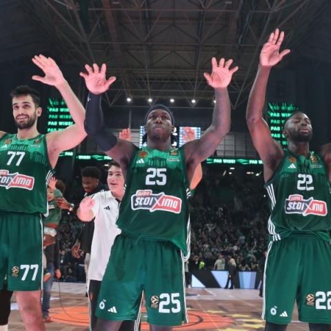 Οι παίκτες του Παναθηναϊκού