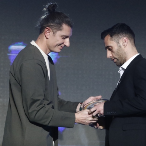 Ο πρώην ποδοσφαιριστής, Γιώργος Μπαντής με τον αδερφό του Τζορτζ Μπάλντοκ, Σαμ