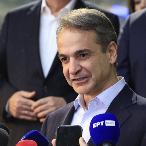 Ο Κυριάκος Μητσοτάκης 