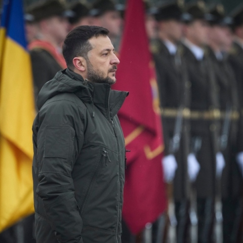 Ο πρόεδρος της Ουκρανίας Βολοντίμιρ Ζελένσκι