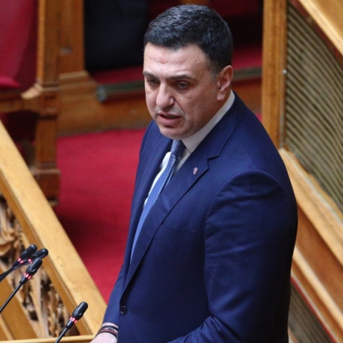 Ο Υπουργός Κλιματικής Κρίσης και Πολιτικής Προστασίας, Βασίλης Κικίλιας 