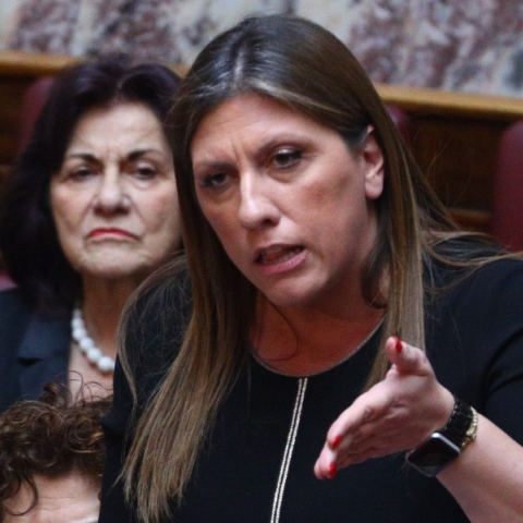 Η πρόεδρος της Πλεύσης Ελευθερίας, Ζωή Κωνσταντοπούλου