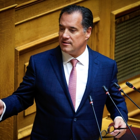 Ο υπουργός Υγείας, Άδωνις Γεωργιάδης