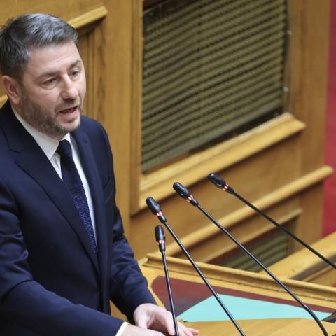 Ο πρόεδρος του ΠΑΣΟΚ, Νίκος Ανδρουλάκης