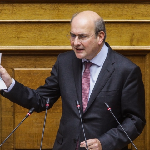 Ο υπουργός Εθνικής Οικονομίας και Οικονομικών Κωστής Χατζηδάκης 