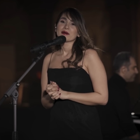 Γυναίκα τραγουδαει