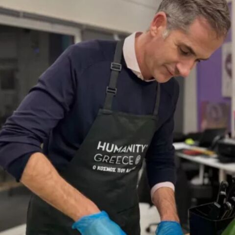 Κώστας Μπακογιάννης: Δείπνο αλληλεγγύης σε τουλάχιστον 250 συνανθρώπους μας με τη Humanity Greece