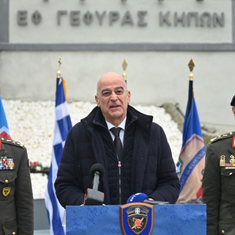 Ο Υπουργός Εθνικής Άμυνας, Νίκος Δένδιας