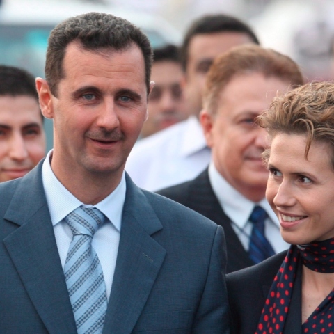 Ο Μπασάρ αλ Άσαντ με τη σύζυγό του, Άσμα αλ Άσαντ