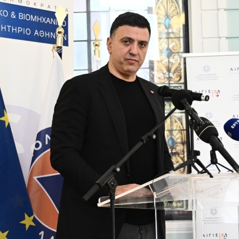 Ο Υπουργός Κλιματικής Κρίσης και Πολιτικής Προστασίας, Βασίλης Κικίλιας 