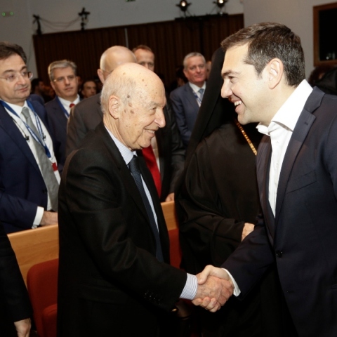 Κώστας Σημίτης και Αλέξης Τσίπρας