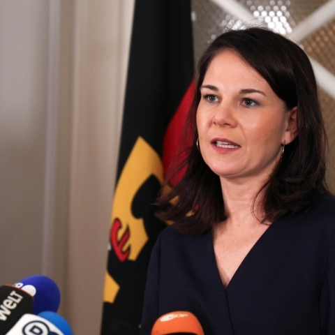 Η υπουργός Εξωτερικών της Γερμανίας, Ανναλένα Μπέρμποκ