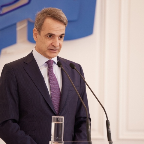 Ο πρωθυπουργός Κυριάκος Μητσοτάκης 