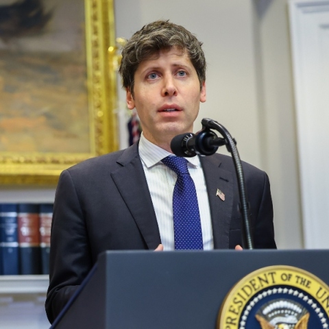 Ο Σαμ  Άλτμαν στον Λευκό Οίκο