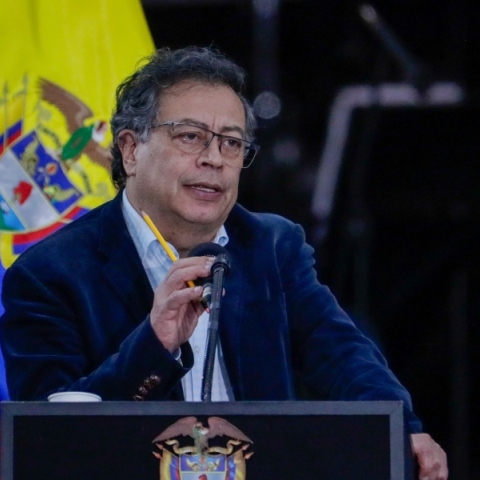 Ο πρόεδρος της Κολομβίας Γκουστάβο Πέτρο 