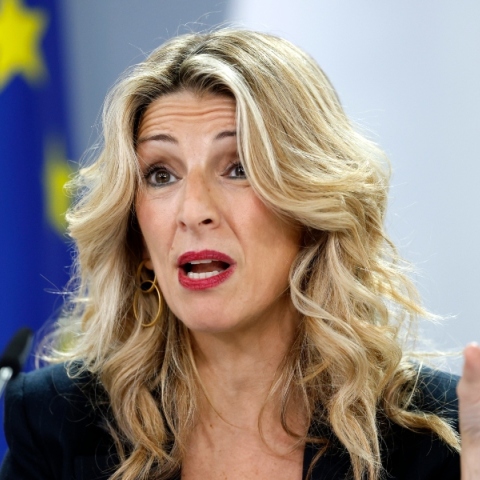 Η υπουργός Εργασίας της Ισπανίας, Γιολάντα Ντίαθ 