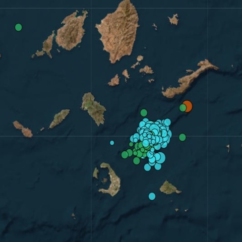 Συνεχείς οι σεισμοί στις Κυκλάδες - Πάνω από 500 δονήσεις τις τελευταίες ημέρες