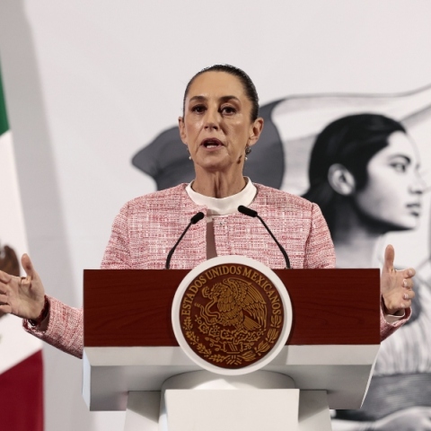 Η πρόεδρός του Μεξικού, Κλαούντια Σέινμπαουμ.