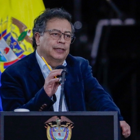 Ο πρόεδρος της Κολομβίας Γκουστάβο Πέτρο 