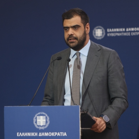 Ο κυβερνητικός εκπρόσωπος, Παύλος Μαρινάκης