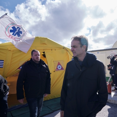 Ο Πρωθυπουργός Κυριάκος Μητσοτάκης