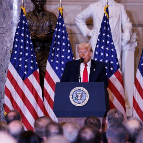 Ο πρόεδρος Ντόναλντ Τραμπ