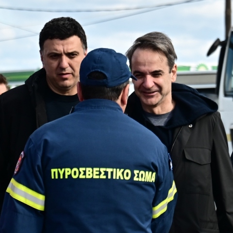  Κυριάκος Μητσοτάκης, Βασίλης Κικιλιας, πυροβέστης