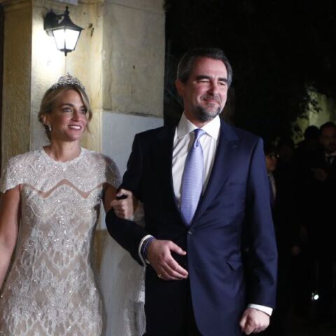 Νικόλαος Ντε Γκρες - Χρυσή Βαρδινογιάννη: Καρέ-καρέ ο λαμπερός γάμος τους 