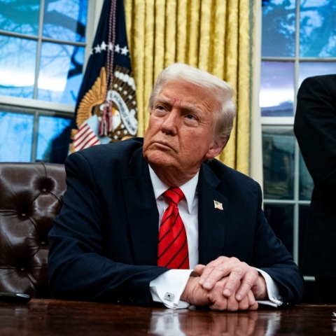 Ο πρόεδρος Ντόναλντ Τραμπ