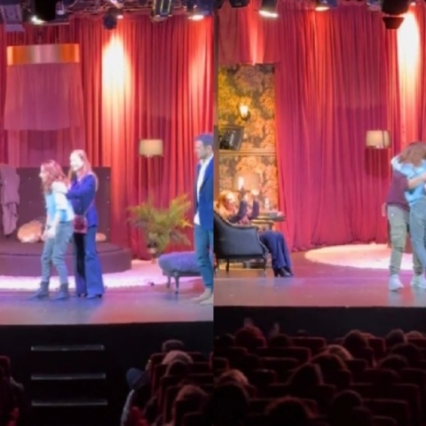 Τάσος Ιορδανίδης-Θάλεια Ματίκα: Χείρα βοηθείας σε θεατή να κάνει πρόταση γάμου