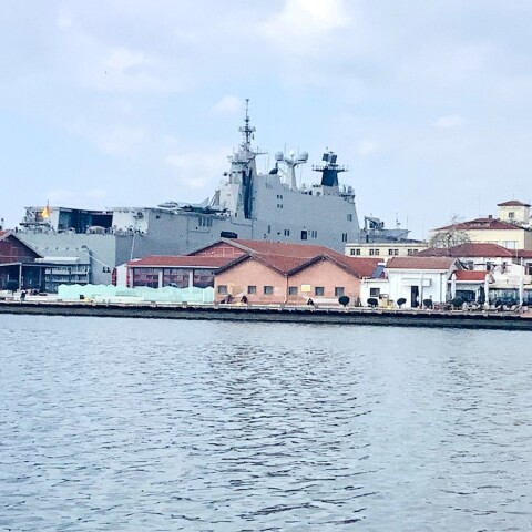 Στο λιμάνι της Θεσσαλονίκης 