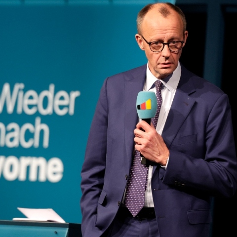 Ο υποψήφιος της Χριστιανικής Ένωσης, Φρίντριχ Μερτς 