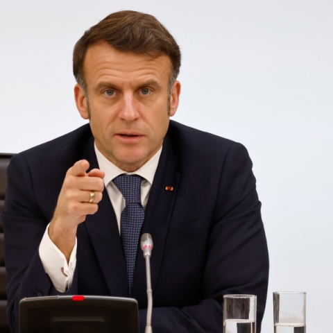 Ο πρόεδρος της Γαλλίας, Εμανουέλ Μακρόν 