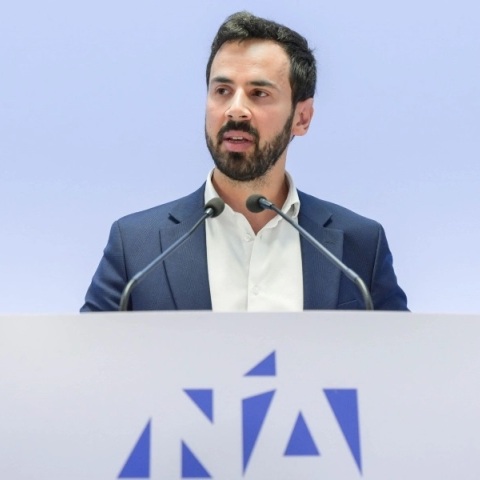 Ο εκπρόσωπος Τύπου της Νέας Δημοκρατίας, Νίκος Ρωμανός 