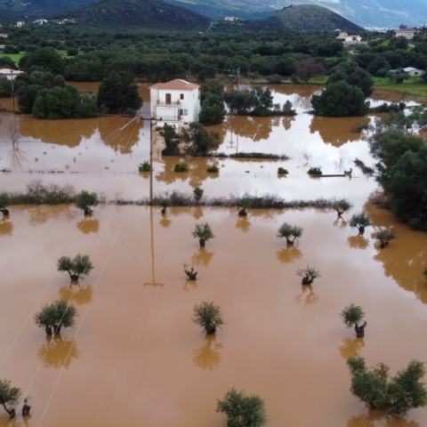 πλημμυριμσενα σπιτια